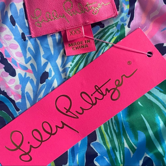 NWT Lilly Pulitzer Noella Vest in Latte (Tan & Cream) Resort Boucle, Size XXS - Picture 8 of 11